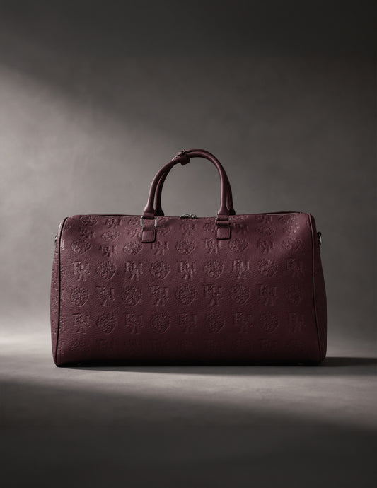 Opulent Voyage Duffle Bag - Merlot Red