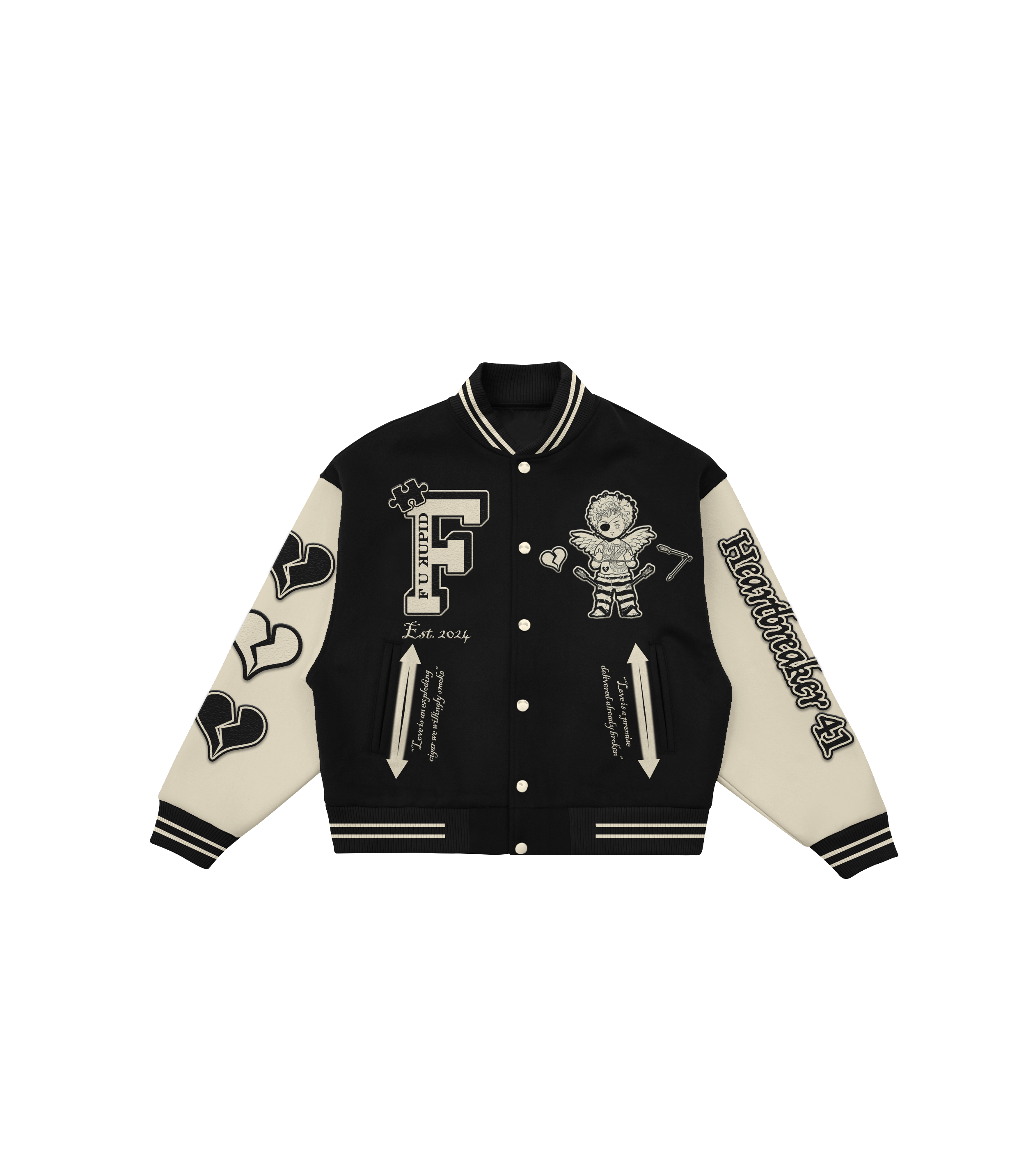HEARTBREAKER 41 LETTERMAN Jacket