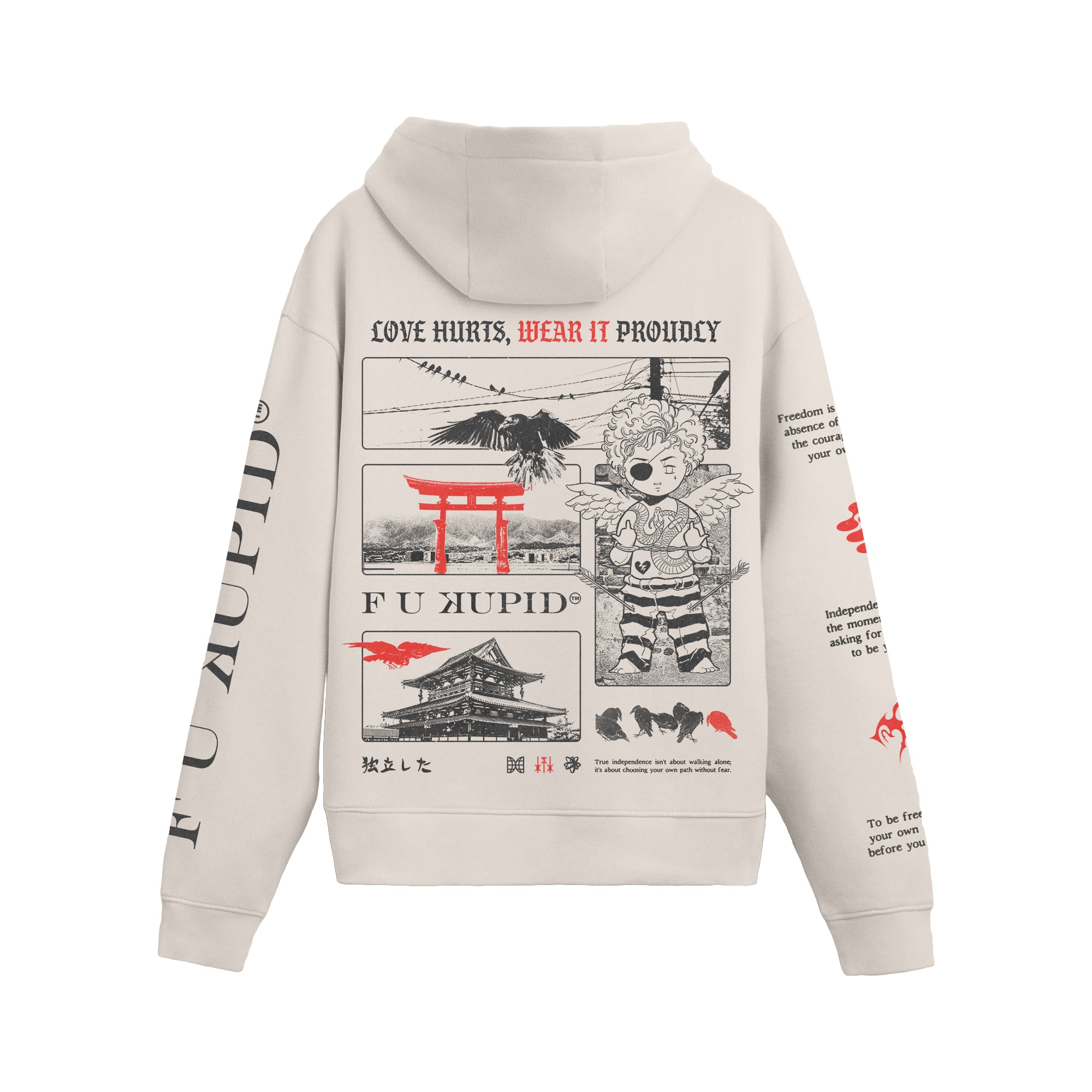 LOVE HURTS WEAR IT PROUDLY HOODIE