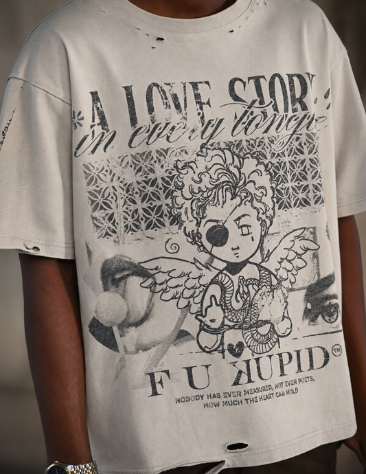 Love Story Tee - White