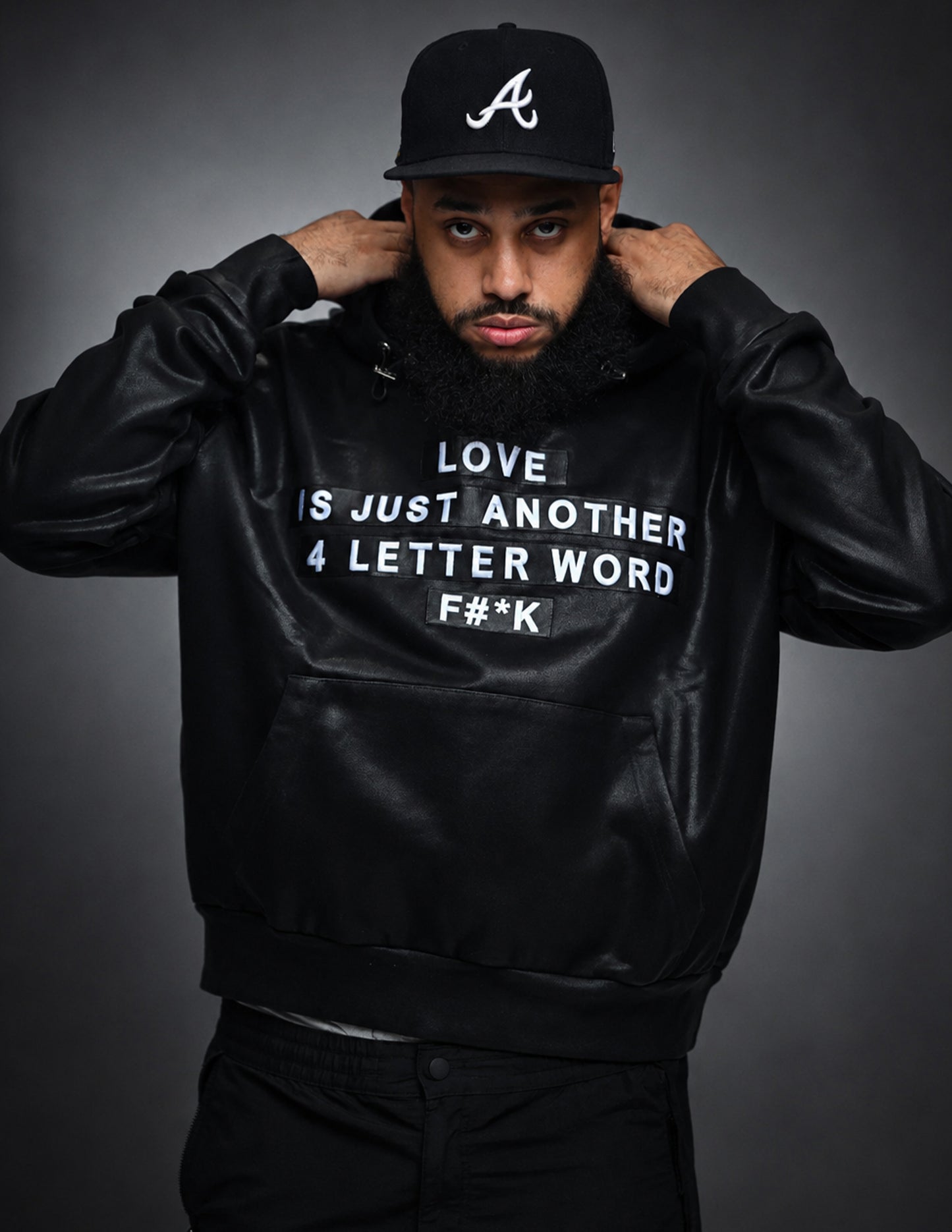 Love Is Hoodie - Black