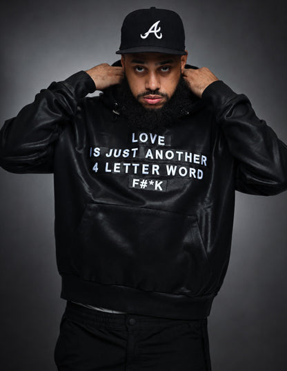 Love Is Hoodie - Black
