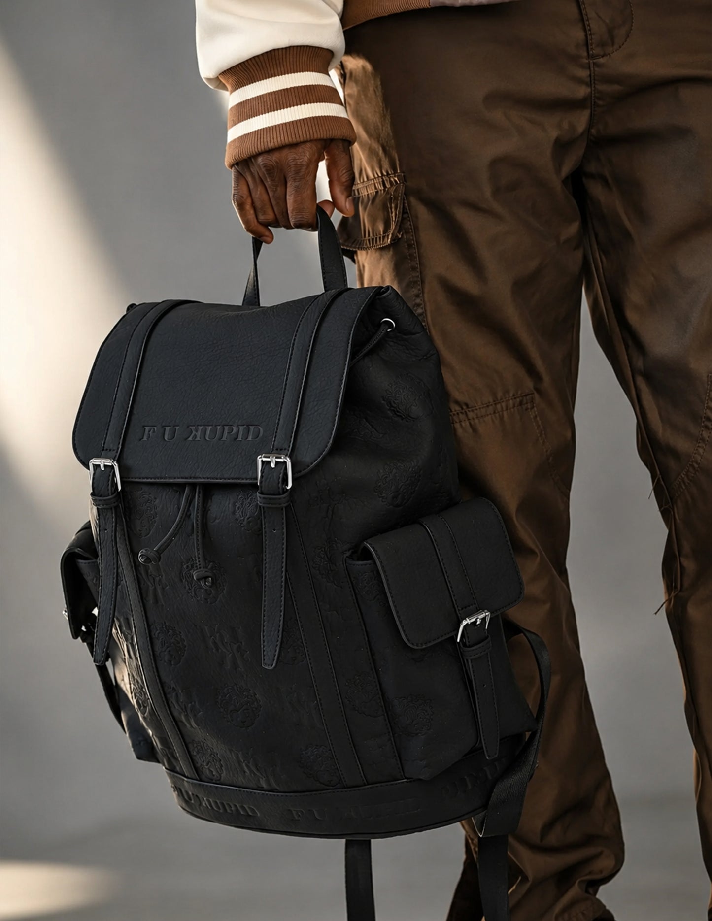Opulent Voyage Book Bag - Onyx Black