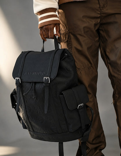 Opulent Voyage Book Bag - Onyx Black