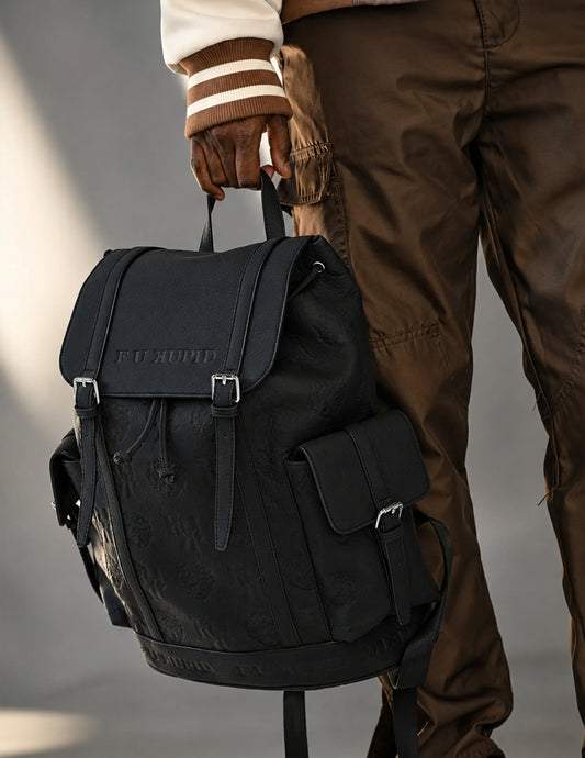 Opulent Voyage Book Bag - Onyx Black
