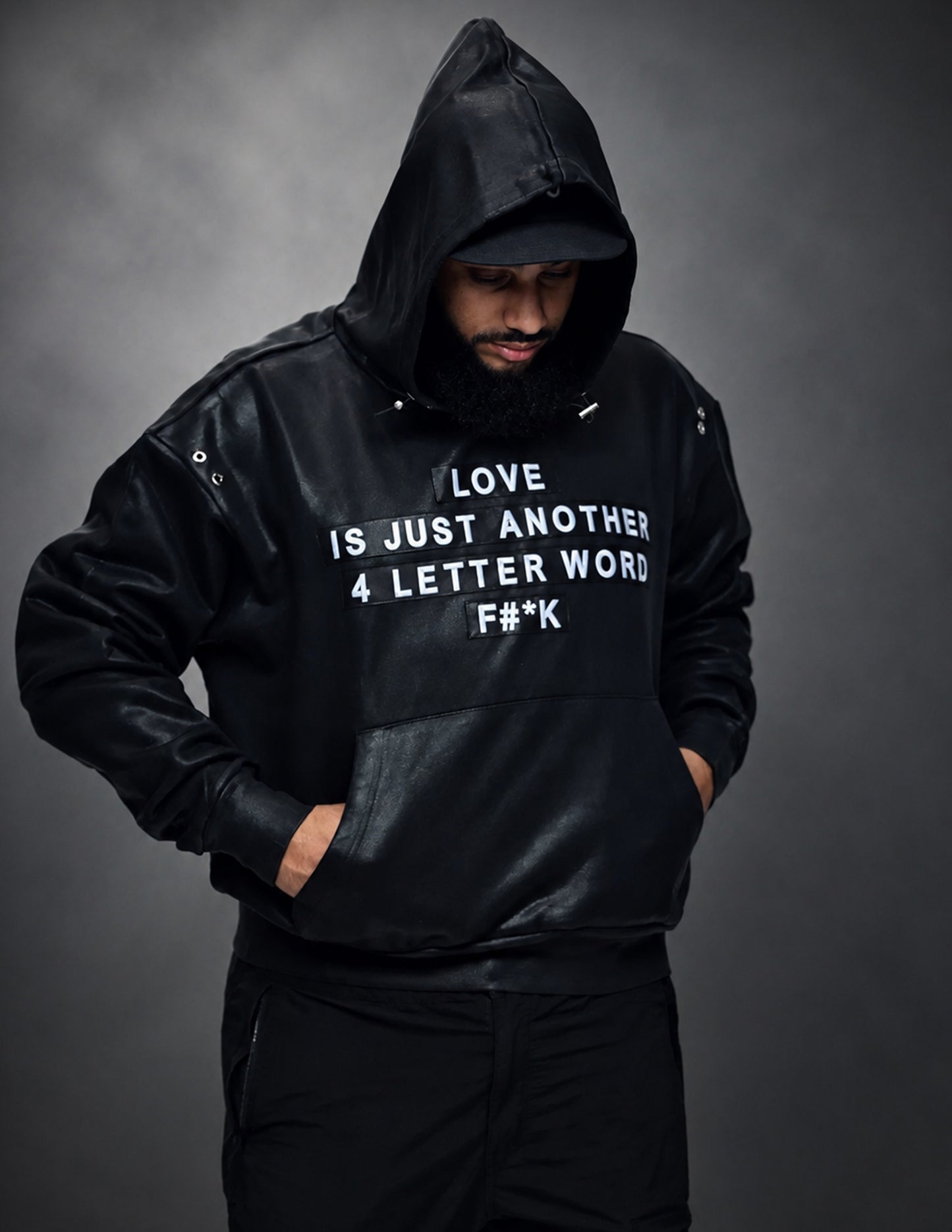 Love Is Hoodie - Black