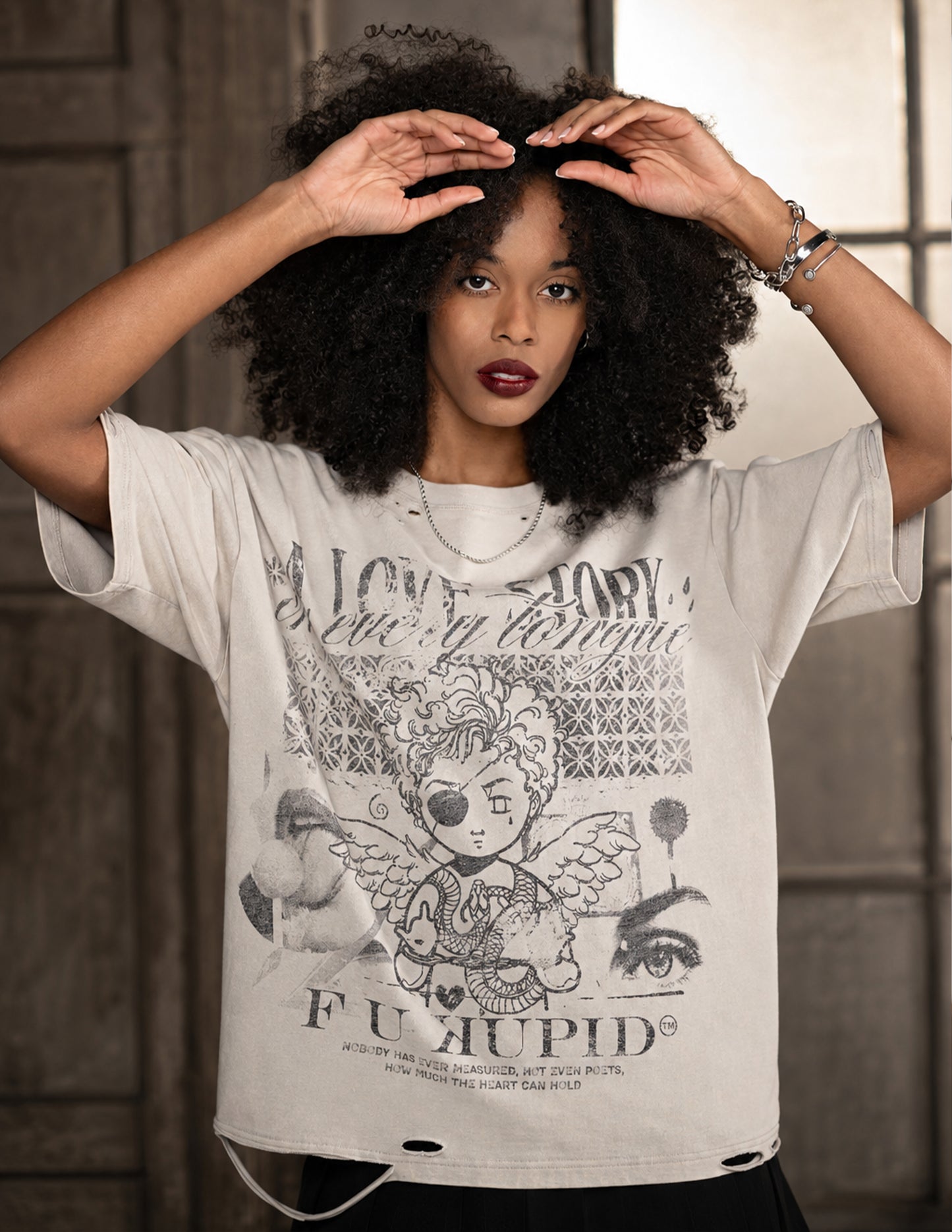 Love Story Tee - White
