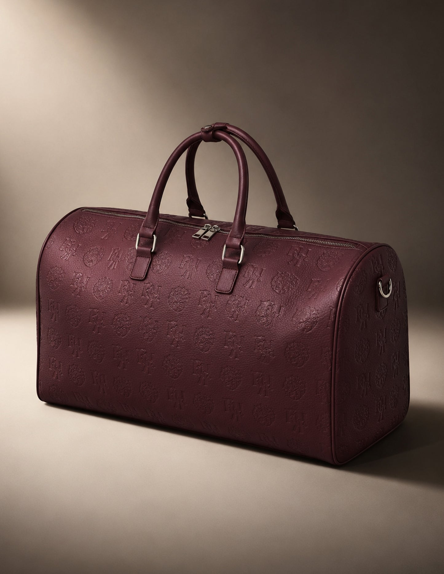 Opulent Voyage Duffle Bag - Merlot Red