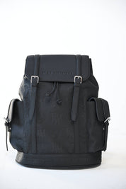 Opulent Voyage Series F U Kupid Embossed Book Bag - Onyx Allure