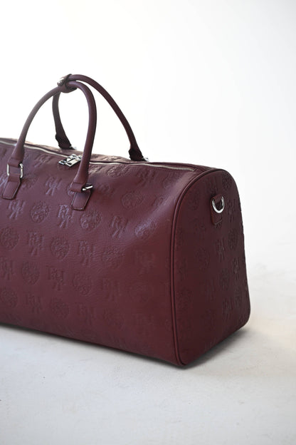 Opulent Voyage Duffle Bag - Merlot Red