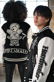 Heartbreaker 41 Letterman Jacket - Onyx Allure