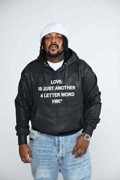 Love Is Hoodie - Black