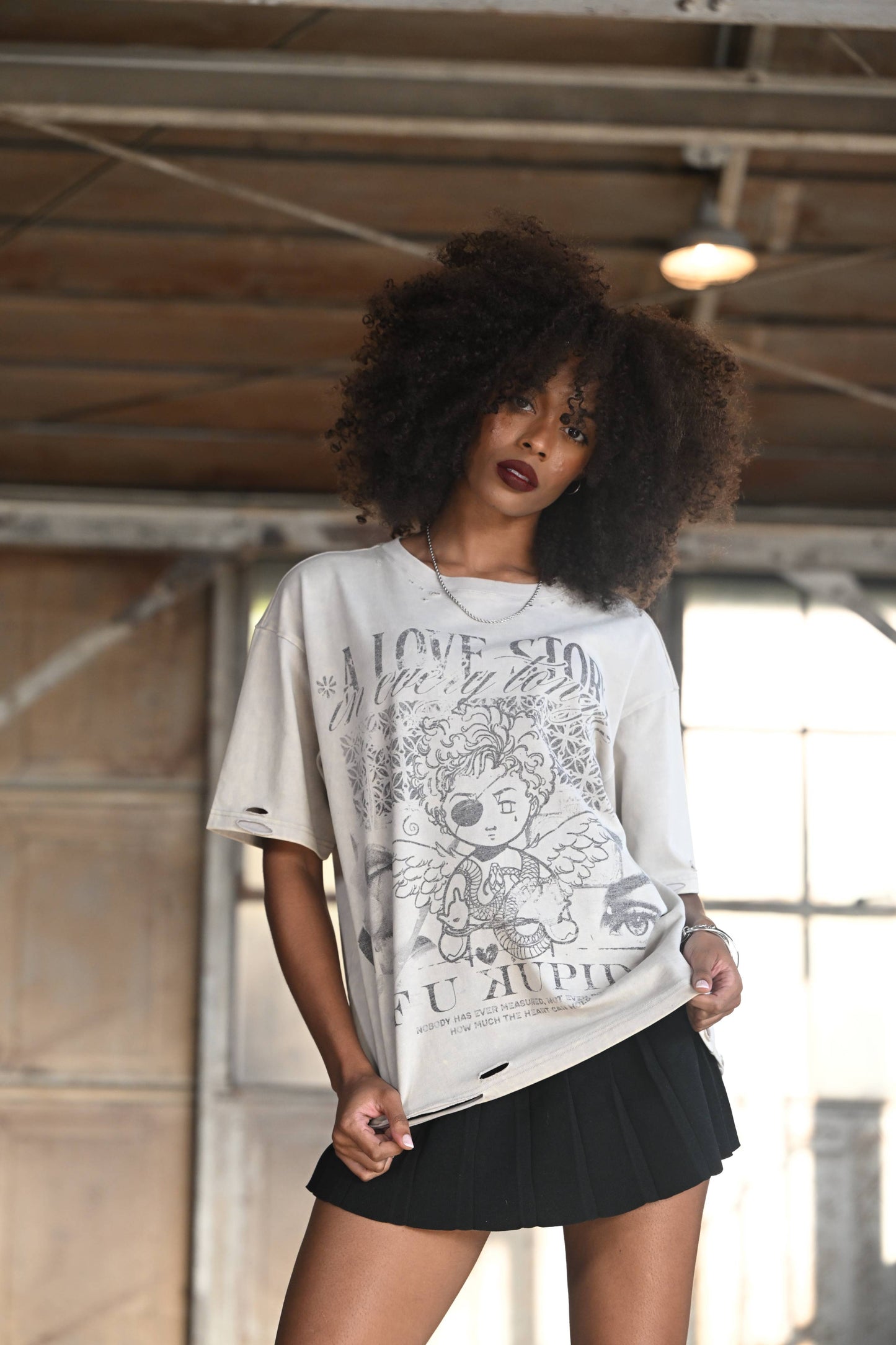 Love Story Tee - White