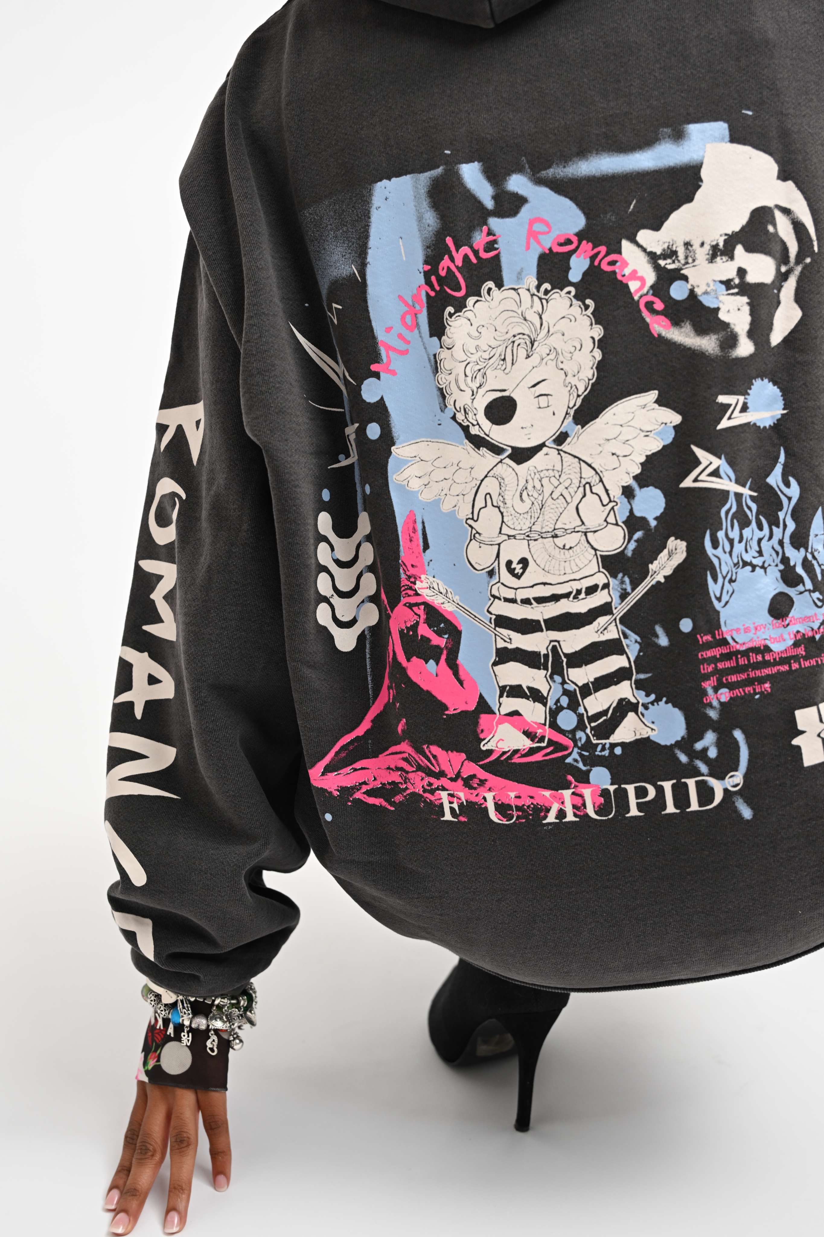 F U KUPID Midnight Romance Hoodie