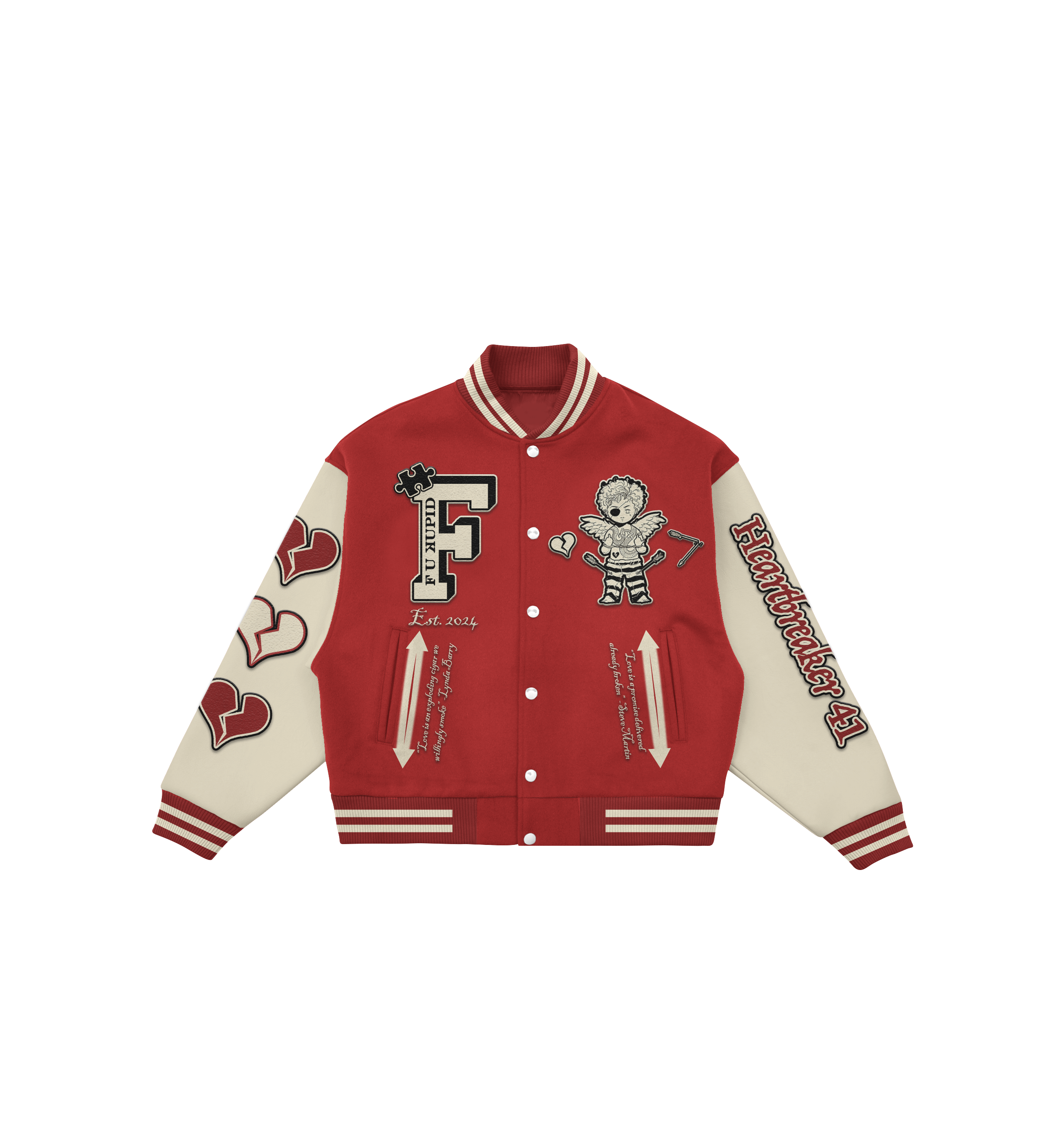 HEARTBREAKER 41 LETTERMAN Jacket