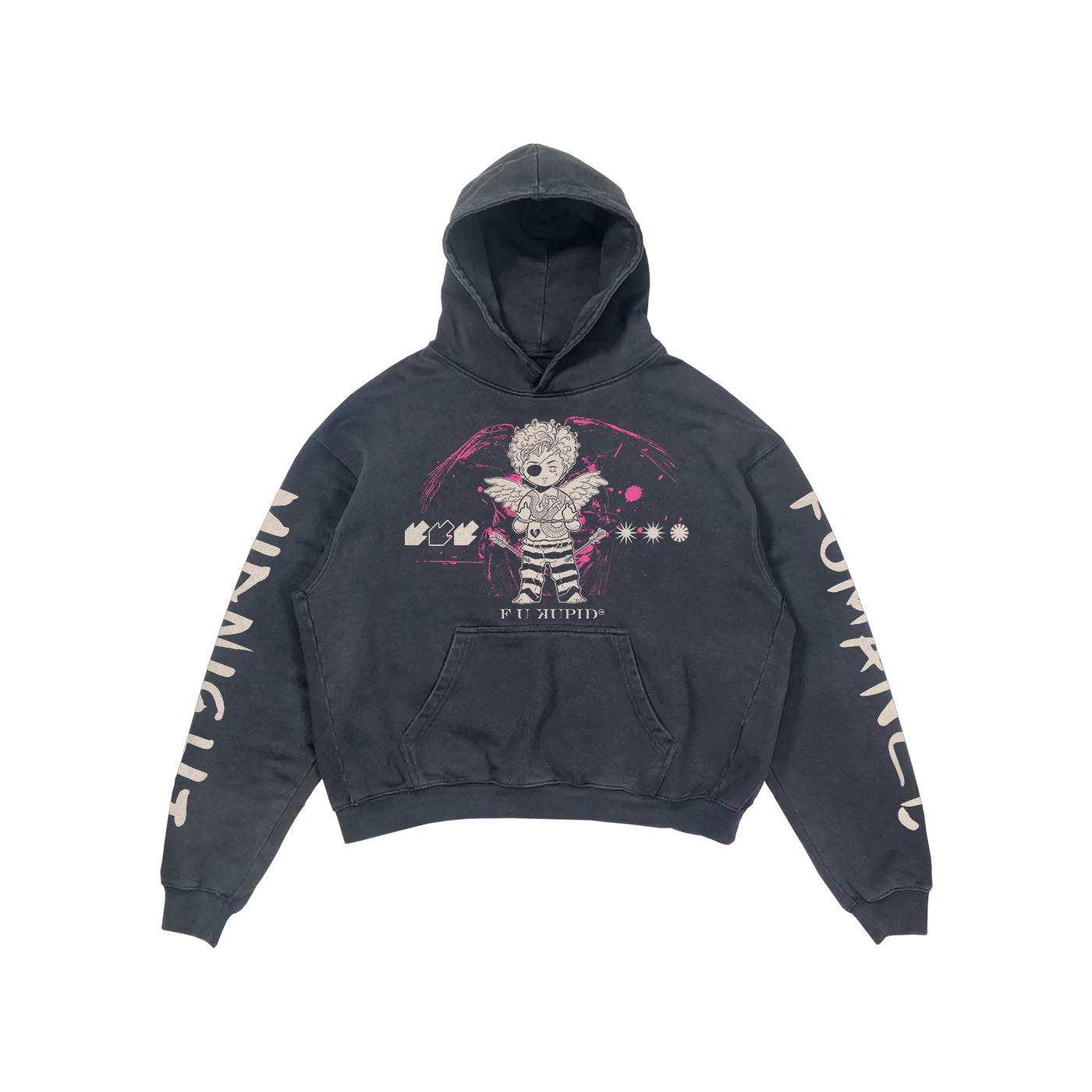 F U KUPID MIDNIGHT ROMANCE HOODIE